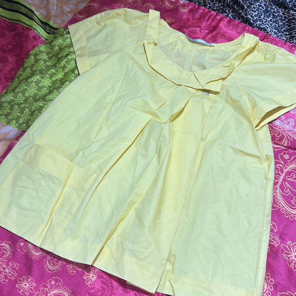 Mint Los‎ Angeles Yellow Formal Blouse Size 2
